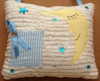 Tooth Fairy Pillow: Starry Night Stripes